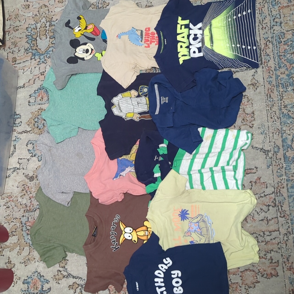 Kids Graphic T-Shirt Set - Assorted Colors
